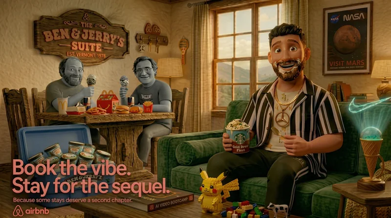 Ben & Jerry's x Airbnb